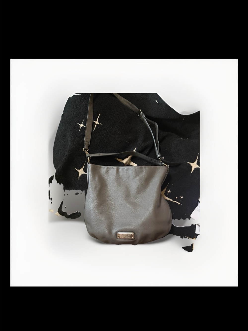 Marc by Marc Jacobs Classic Women's Leather Crossbody/ shoulder Bag in Dark Gray